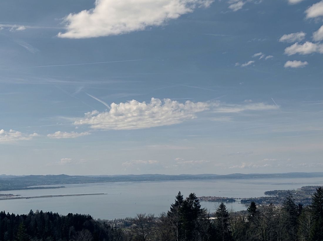 Blick auf Lindau und den Bodensee